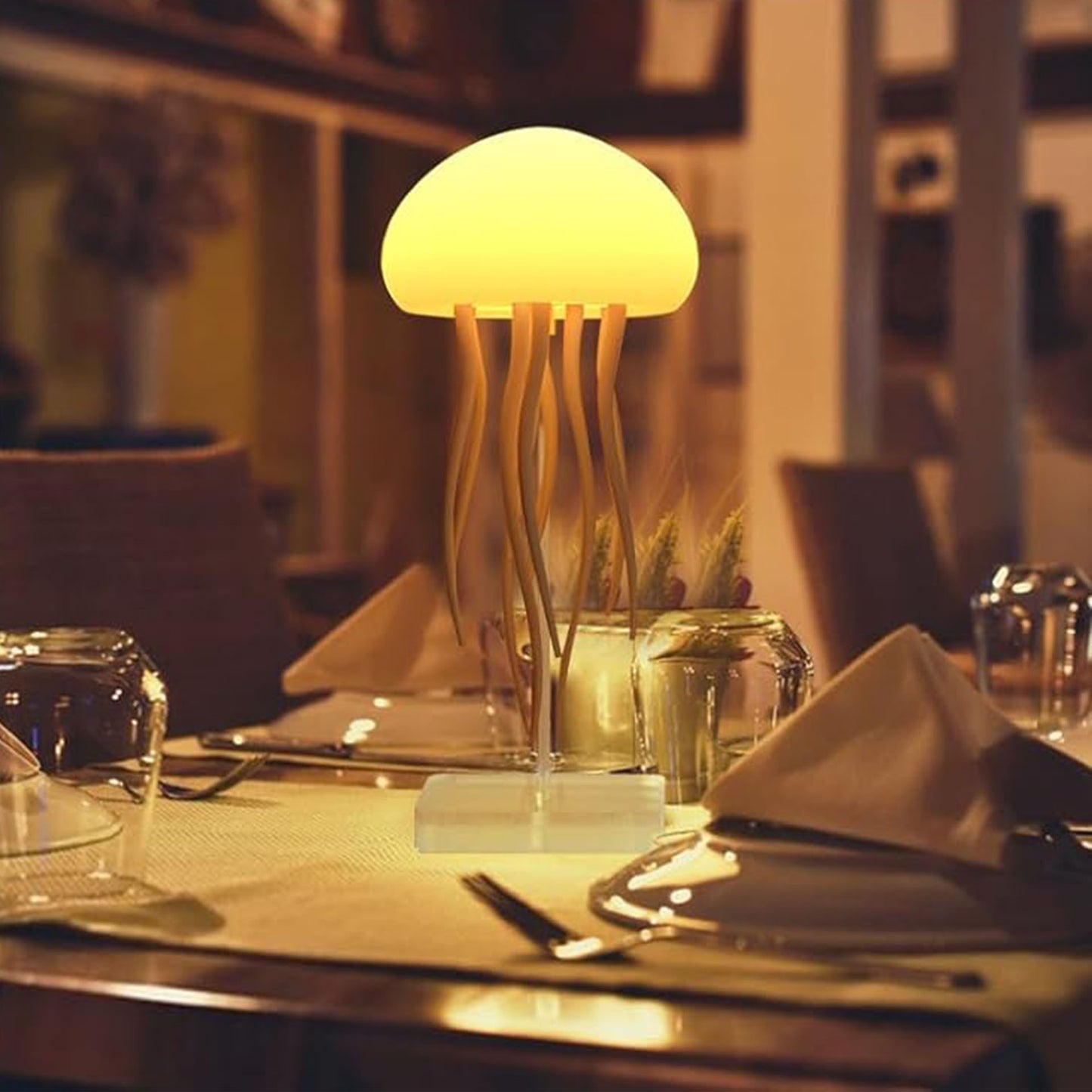 Lampe design méduse flottante