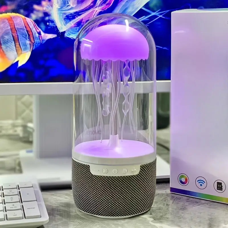 Lampe design méduse avec enceinte bluetooth