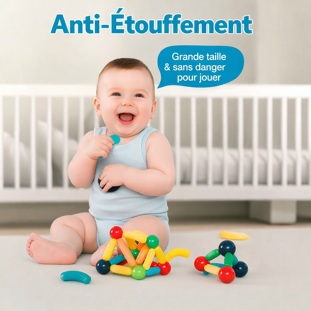 Ensemble de bâtonnets de construction magnétiques Aktoclean™