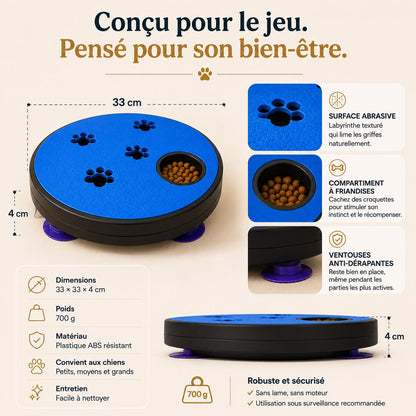 Aktoclean™️ Scratch & Play – Lime à griffes interactive pour chien