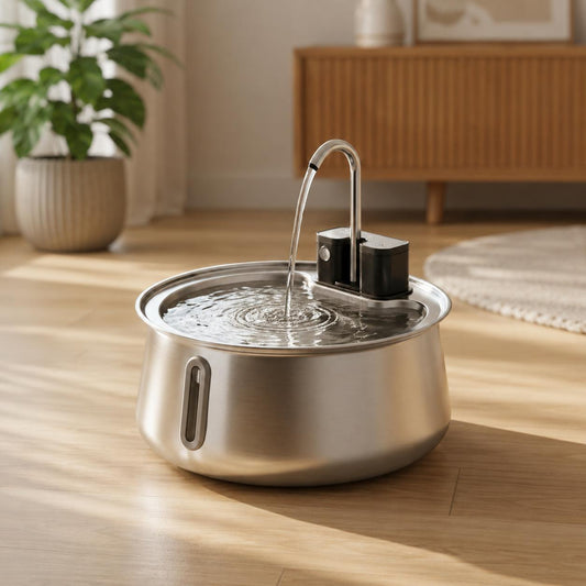 Aktoclean Elio™️ - Fontaine à eau Premium sans fil pour chat