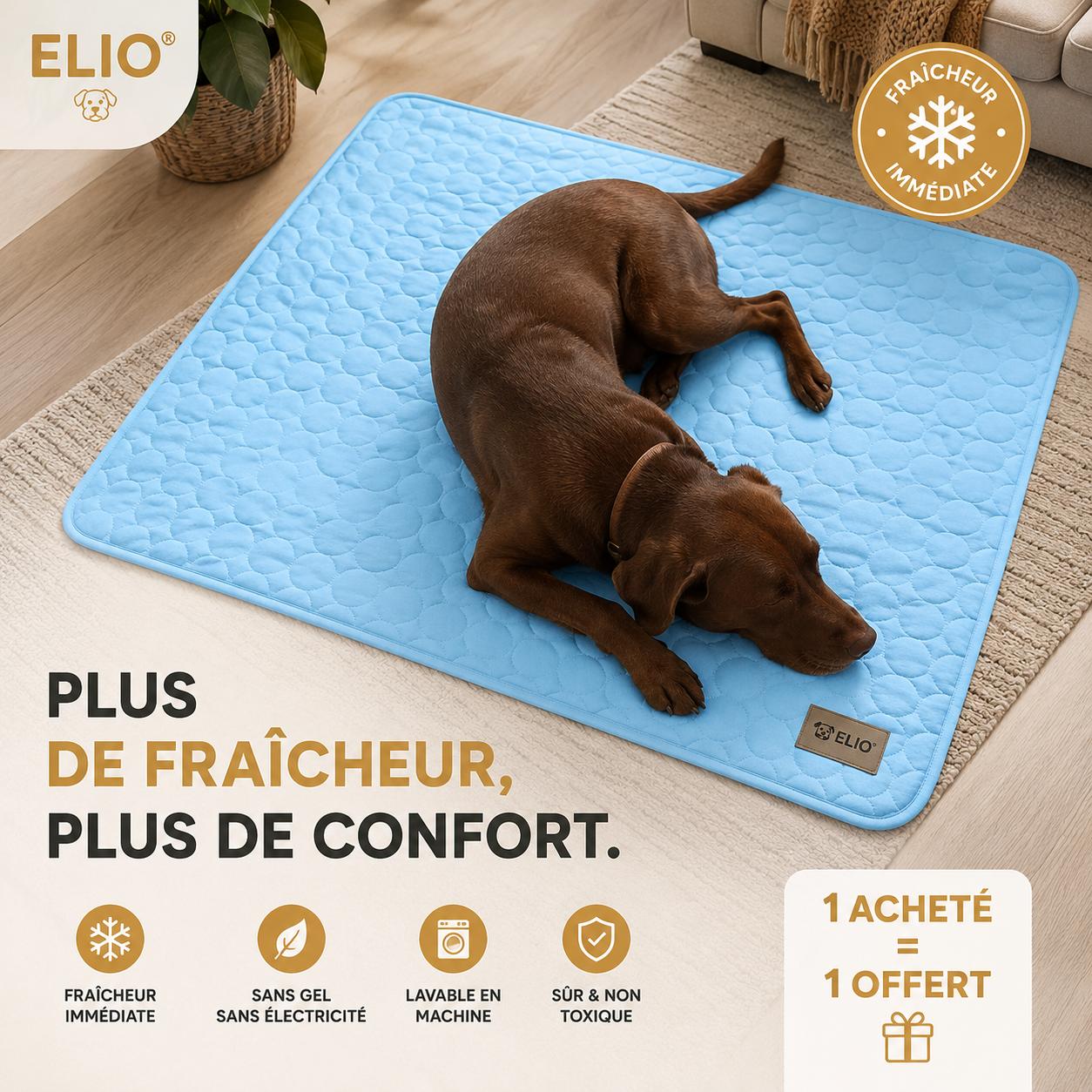 ELIO™️ FreshMat | Tapis fraîcheur pour chien