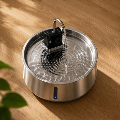 Aktoclean Elio™️ - Fontaine à eau Premium sans fil pour chat