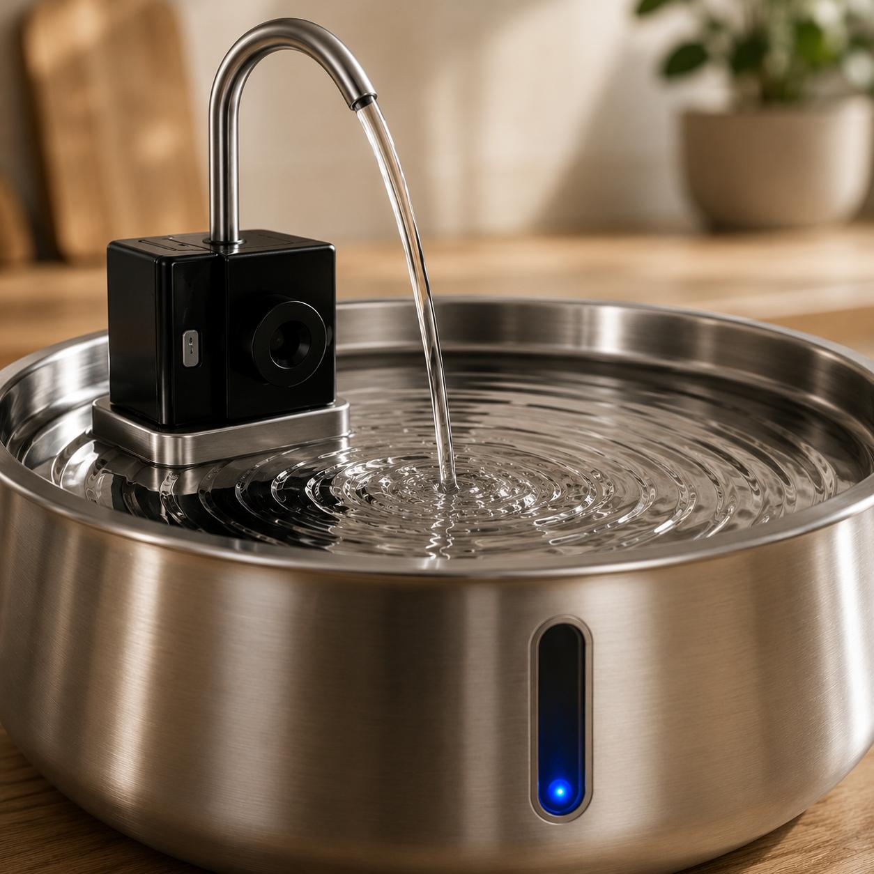 Aktoclean Elio™️ - Fontaine à eau Premium sans fil pour chat