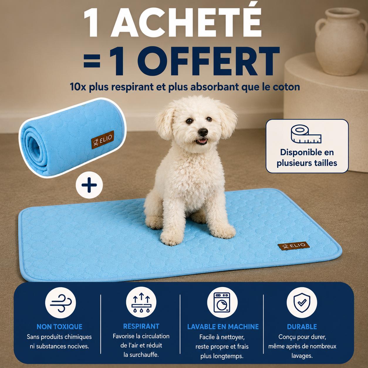 ELIO™️ FreshMat | Tapis fraîcheur pour chien