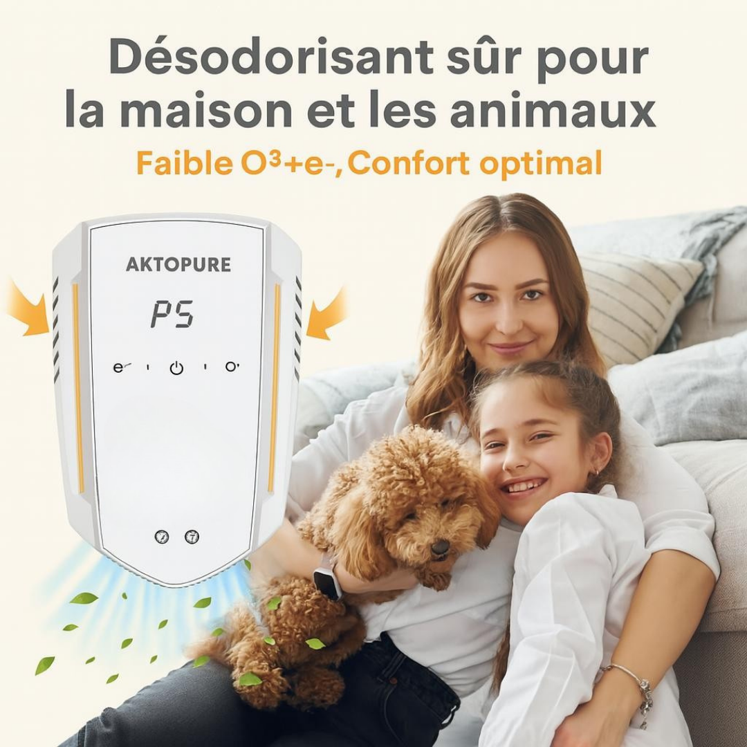 Purificateur d'air - Éliminateur d'odeurs Aktopure™