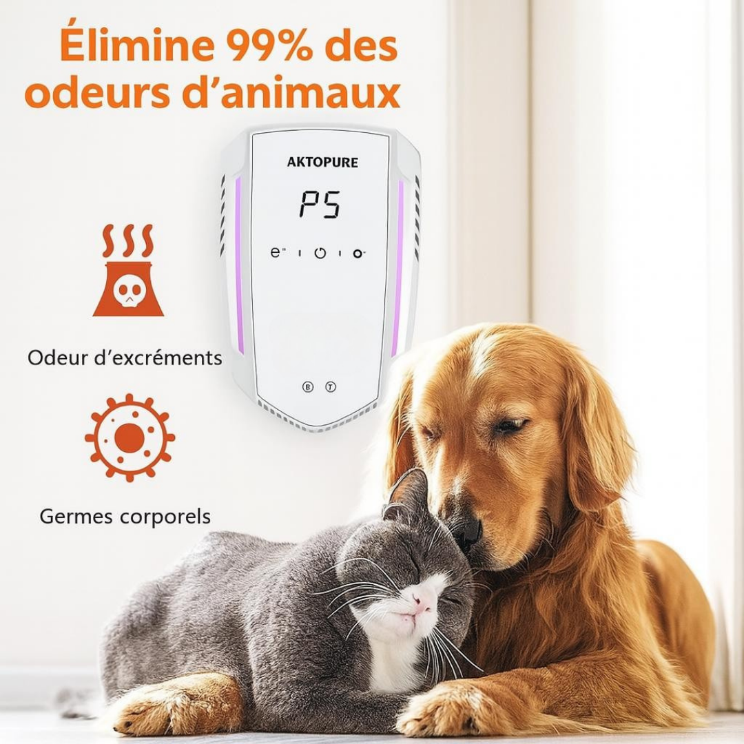 Purificateur d'air - Éliminateur d'odeurs Aktopure™