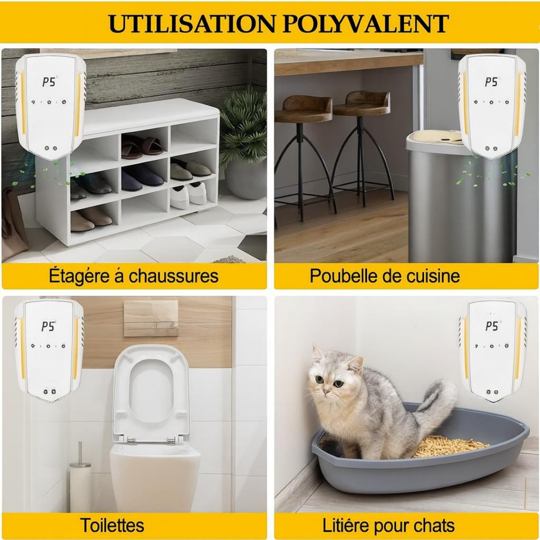 Purificateur d'air - Éliminateur d'odeurs Aktopure™