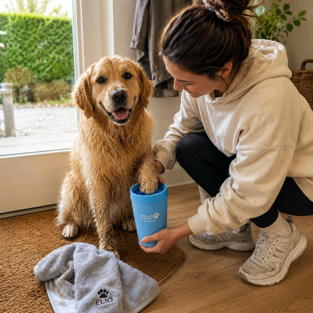 ELIO™️ PawClean | Kit nettoyeur de pattes pour chien