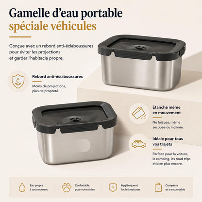 Aktoclean™️ AquaFlow — Gamelle Anti-Éclaboussures 4,5 L